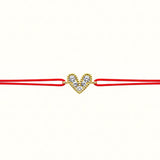 Brățară Inimă Sclipitoare