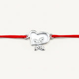 Brățară Butterfly Heart