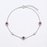 Brățară Ruby Red Halo