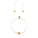 Set Golden Twin Hearts