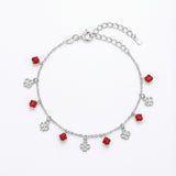 Brățară Red Clover Charms