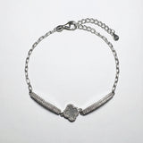 Brățară Crystal Bar & Pearl Clover